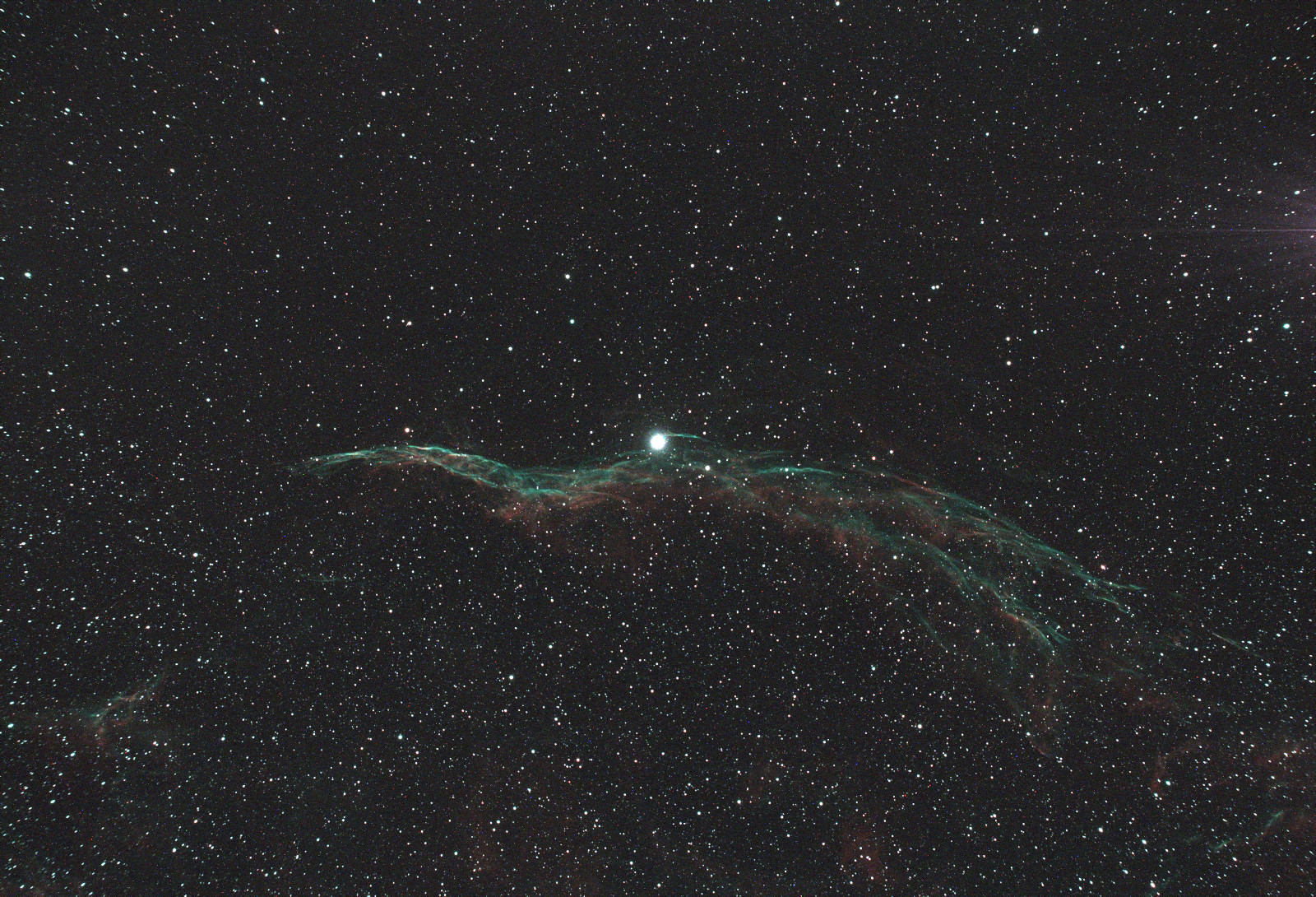 NGC6960 raw exposure